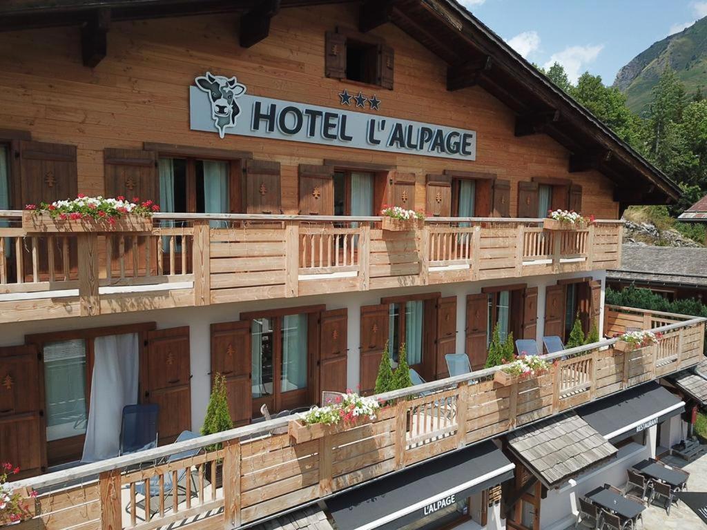 Hotel L'Alpage Le Grand-Bornand Exterior foto